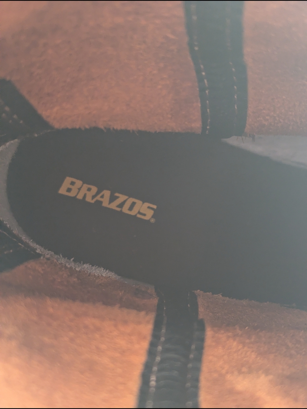 Men's Brown Pull-On Leather Work Boots - Picture 4 of 5